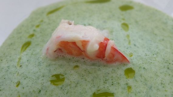 Malte Evers Rezept: Kerbelsuppe mit Garnele – Kulturkater