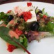Malte Evers Rezept: Salat mit Feta, Oliven und Erdbeerdressing