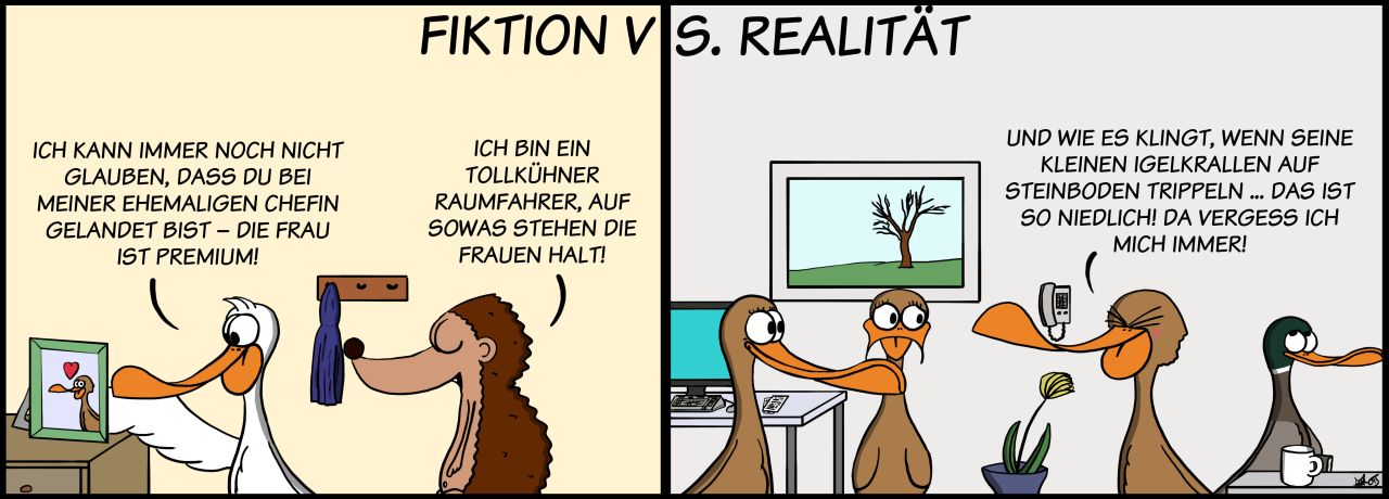 Der Wo Ente: Fiktion vs. Realität